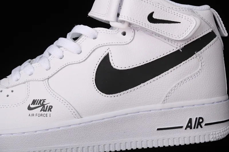 All categories Nk Air Force 1 Air Force series Nk Air Force 1 Mid Air Force mid-top Nk Air Force 1 Mid "Premium" black and white colorful color Air Force One Chinese casual sneakers CV3039-108
